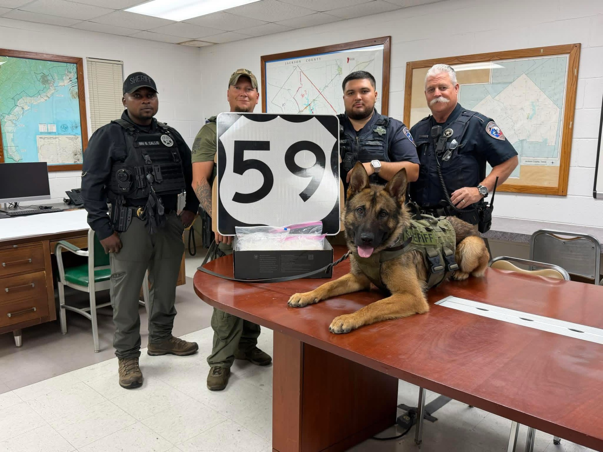 Traffic Stop Near Edna Leads to Methamphetamine Seizure
