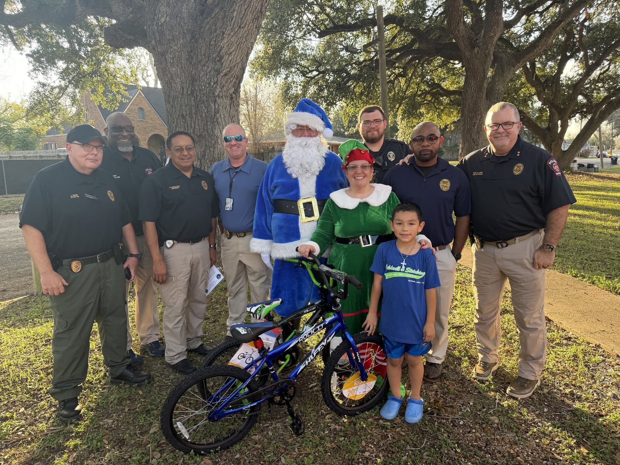 Blue Santa Returns as Wharton Police Prepare to Help Families This Christmas