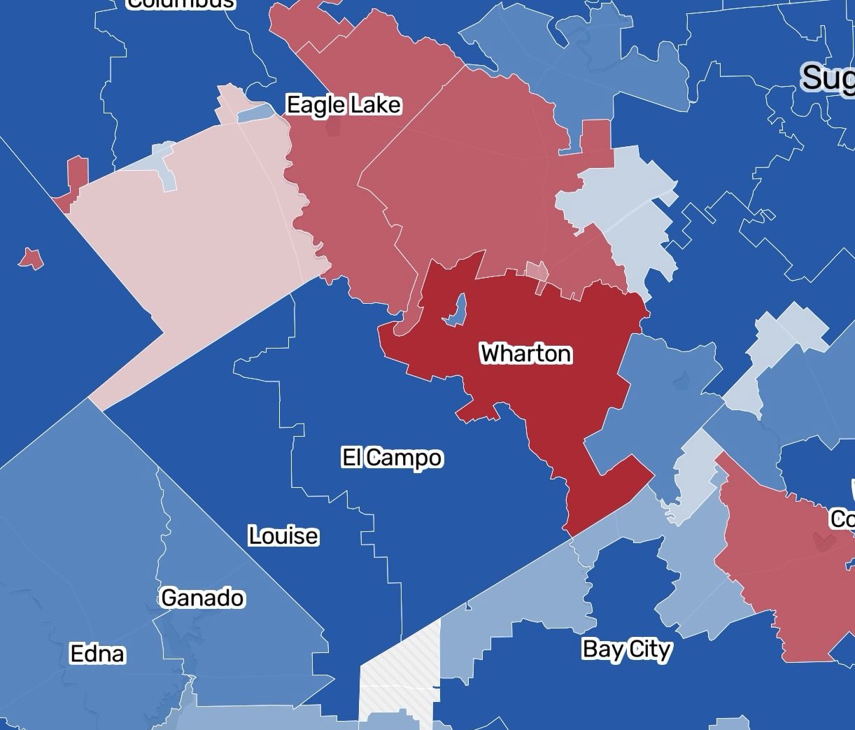 Senate Campaign Donations Split Closely in Wharton, El Campo