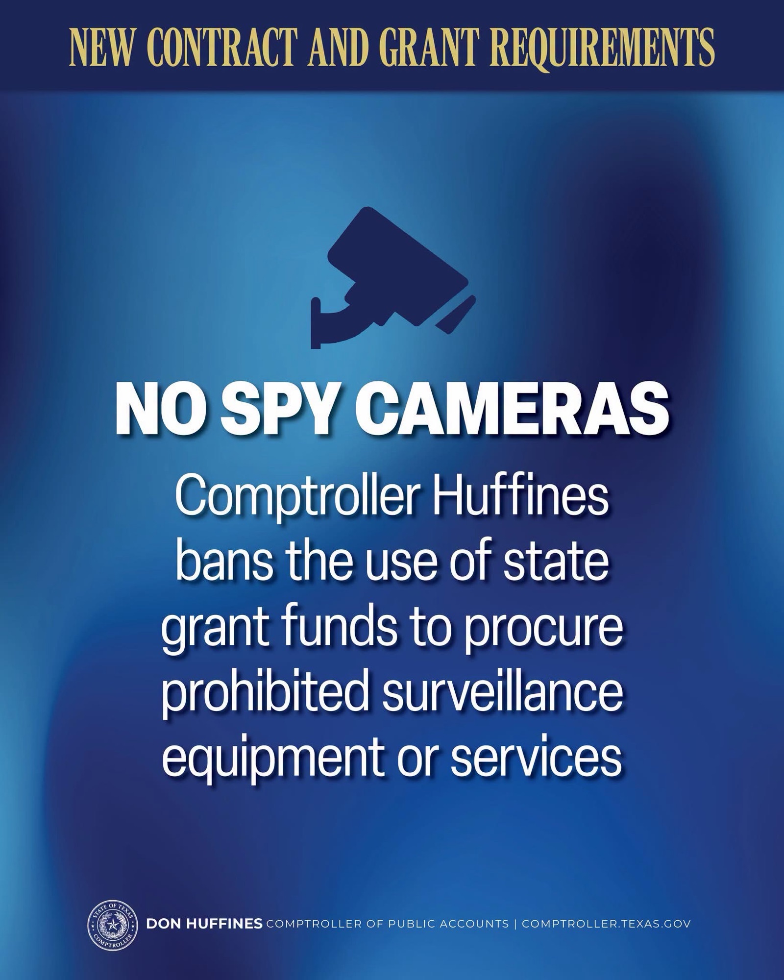 Texas Comptroller Bans Grant Funding for Flock Cameras